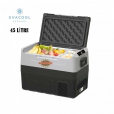 45 LİTRE OTO BUZDOLABI KOMPRESÖRLÜ 12V / 24V EVA45 EVACOOL GERMANY